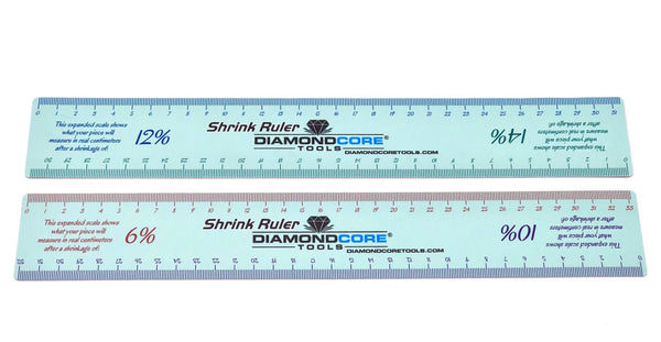 diamond core tools shrink ruler metric for measuring pottery