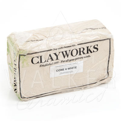 Clayworks Cone 6 White Clay - 10kg