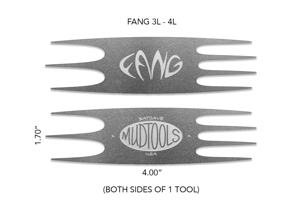 Mudtools Fang Stainless Steel Scoring Tools